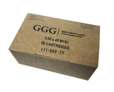 Amunicja GGG 5.56x45 M193 55gr FMJ