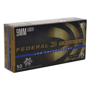 Amunicja Federal JHP 124G HST1, kal. 9x19