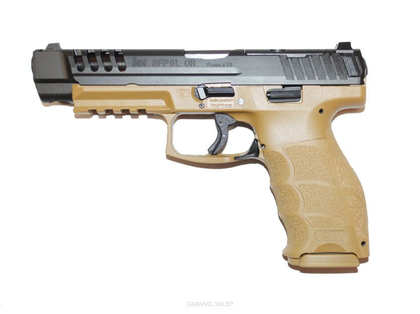 Pistolet HK SFP 9 L Optic Ready SF 9mmx19 FDE