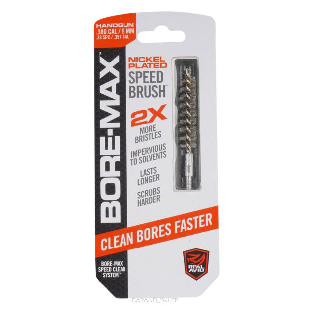 Szczotka do czyszczenia broni Real Avid Bore-Max Speed Brush - 9mm - AVBMSB9MM