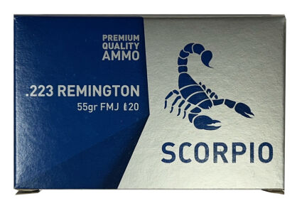 Amunicja Scorpio STV .223Rem 55gr FMJ