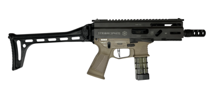Pistolet samopowtarzalny Grand Power STRIBOG SP9A3 S FDE - lufa 5,5", zamek dwumasowy, obustronne manipulatory, składane przyrządy, 2 magazynki, kal. 9x19 (50050085 FDE)