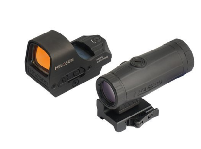 HOLOSUN Zestaw Kolimatora 510C + Powiększalnik HM3X 3x Magnifer Montaż  QD