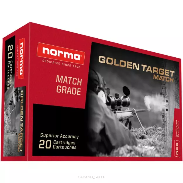 Amunicja Norma .338 Lapua Mag. Golden Target 16,2g/250grs