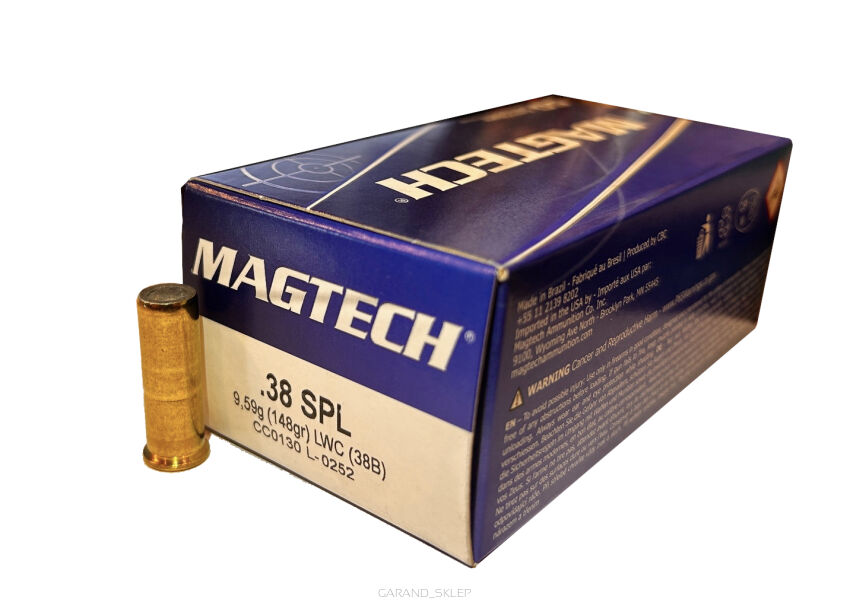 Amunicja Magtech LWC 148G, kal. .38Special