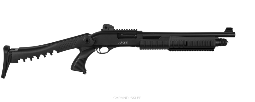 Strzelba pump action Hunt Group XRP-003 Tactical - lufa 37cm, kal. 12/76