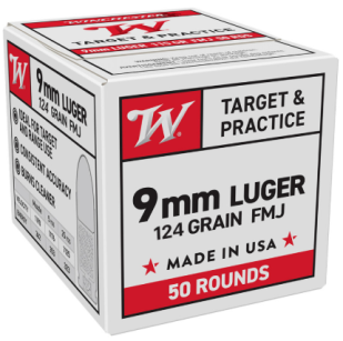 Amunicja Winchester Super-X 9x19mm 124gr FMJ