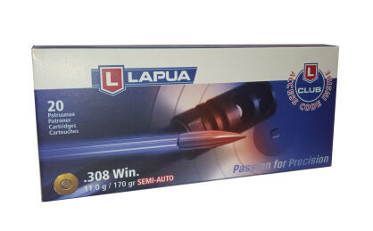 LAPUA .308Win 11.0g/170gr SEMI-AUTO