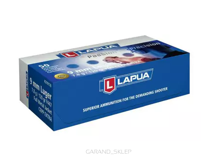 Amunicja LAPUA 9 LUGER CEPP Extra 7,8g/120gr