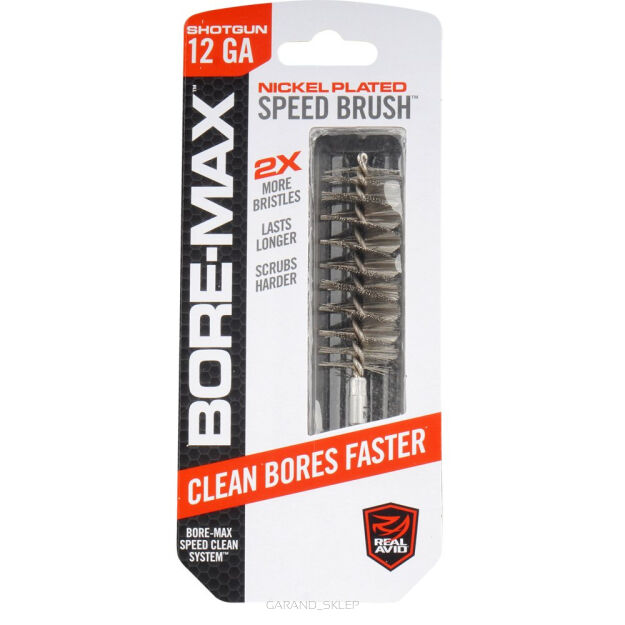 Szczotka do czyszczenia broni Real Avid Bore-Max Speed Brush 12GA