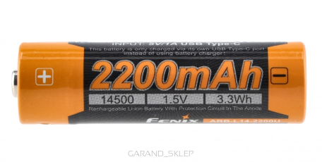 Akumulator Fenix ARB-L14U USB - 2200mAh 1,5V