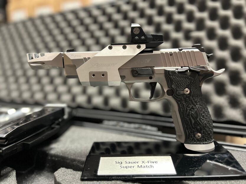 Pistolet Sig Sauer P226 XFive Super Match, kal. 9x19mm + lufa z gwintem - używany