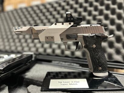 Pistolet Sig Sauer P226 XFive Super Match, kal. 9x19mm + lufa z gwintem - używany