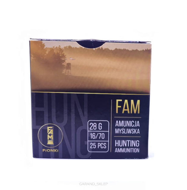 Amunicja 16/70 FAM 28g 2-3,5mm GW FAM Pionk