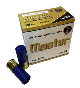 Amunicja 12/70 MASTER Trap 24g 7,5-2,40mm FAM Pionki