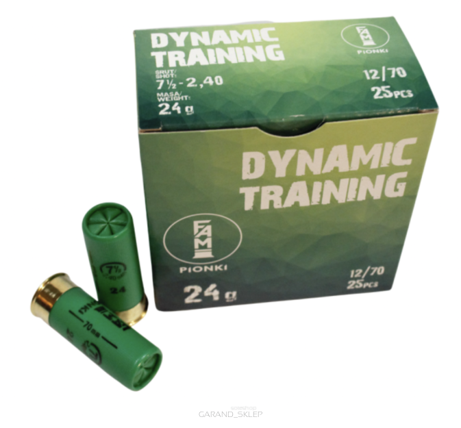 Amunicja FAM Pionki 12/70 DYNAMIC TRAINING 24g 7,5-2,40mm (Promocyjna 75-lecie)