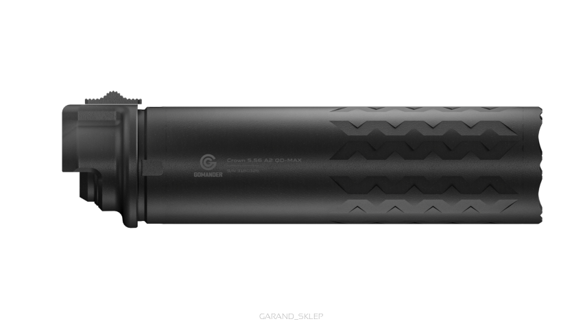 Tłumik Gomander Crown A2 QD-MAX - L - 5,56 - Czarny