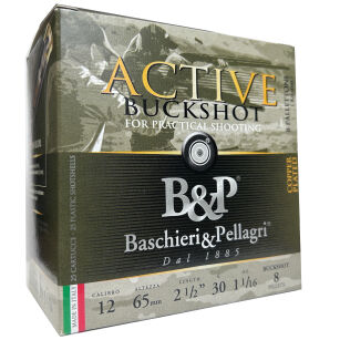 Amunicja loftka B&P Active Buckshot Practical Shooting - 12/65 - 8 pellets