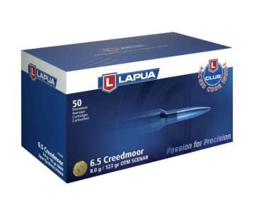 Amunicja LAPUA 6,5 Creedmoor SCENAR 8g Open Tip Match 123gr