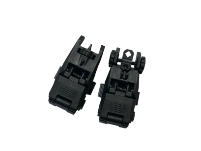 Przyrządy celownicze Hunt Group - montaż na szynę picatinny, składane - zestaw muszka + przeziernik