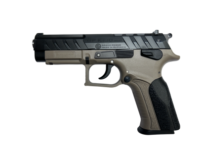 Pistolet Grand Power K100 MK23 FDE - Optic Ready, Stałe stalowe przyrządy celownicze, SA/DA, kal. 9x19 (50002831 FDE)