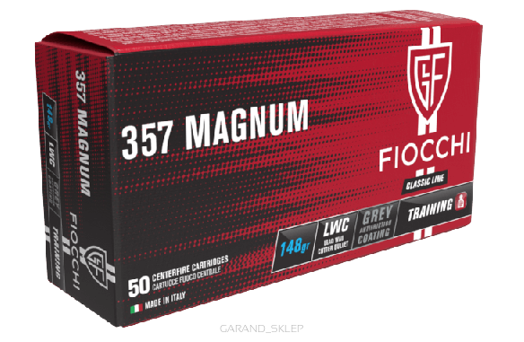 Amunicja Fiocchi .357Magnum LWC 148gr