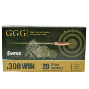 Amunicja GGG .308Win 12,31g/190gr