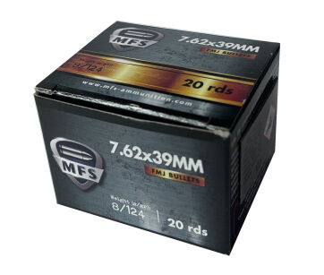 Amunicja MFS 7,62x39 124gr/8G FMJ