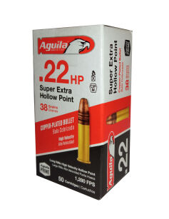 Amunicja Aguila .22 Super Extra Hollow Point 38gr HV