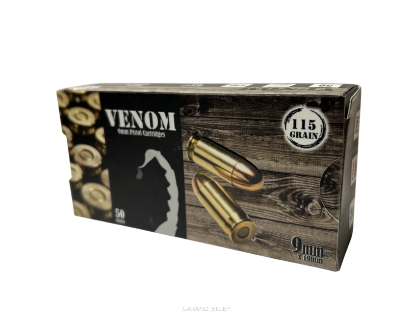 Amunicja Medef Venom 9x19mm -  115gr FMJ