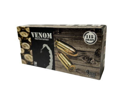Amunicja Medef Venom 9x19mm -  115gr FMJ