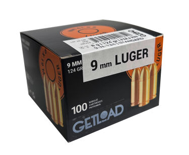 Amunicja Getload FMJ 124gr/8g - kal. 9x19mm