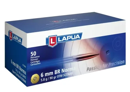Amunicja Lapua Scenar L OTM 5,8g/90gr, kal. 6 BR Norma