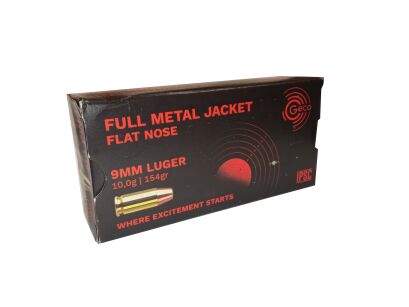 GECO 9x19 LUGER FMJ Flat Nose 10,0g/154gr