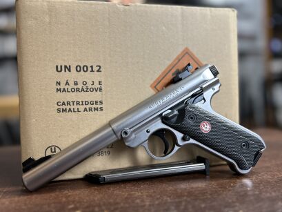 Pistolet RUGER Mark IV Target Stainless, kal. 22LR - używany