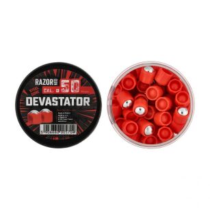 Kule metalowe RazorGun Devastator 50, opakowanie 60 sztuk