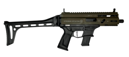 Pistolet samopowtarzalny Grand Power STRIBOG G SP9A3 S ODG - lufa 5,5", zamek dwumasowy, obustronne manipulatory, składane przyrządy, magazynek Glock, gwint 1/2x28, kal. 9x19 (50050104 ODG)