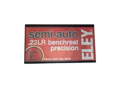 Amunicja ELEY semi-auto benchrest precision .22LR 40gr