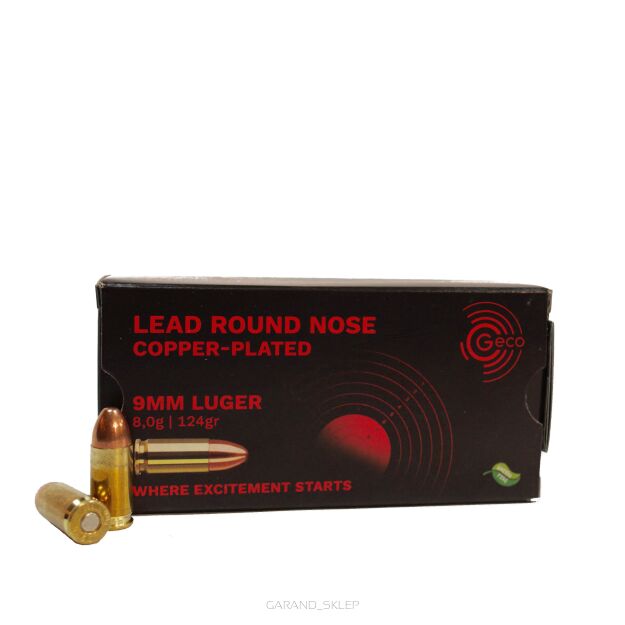 GECO 9x19 LUGER 8g/124gr LRN-CP (NON TOX)