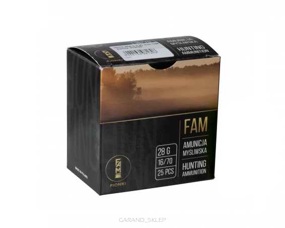 Amunicja 16/70 FAM 28g 0-4,00mm GW FAM Pionki