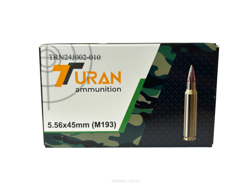 Amunicja Turan .223REM/5,56x45 FMJ, 3,6g/55Grain