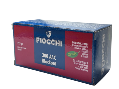 Amunicja Fiocchi .300AAC Blackout HP 125gr