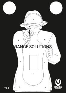 Tarcze strzeleckie Range Solutions TS-9 - rolka 50szt.