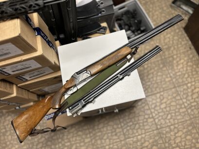 Kniejówka Brno 584-13 mod. 4CPL z wymiennymi lufami typu Bock, kal. 12/7x57R - używana