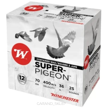 Amunicja śrutowa Winchester Super Pigeon - 4 - 36G, kal. 12/70
