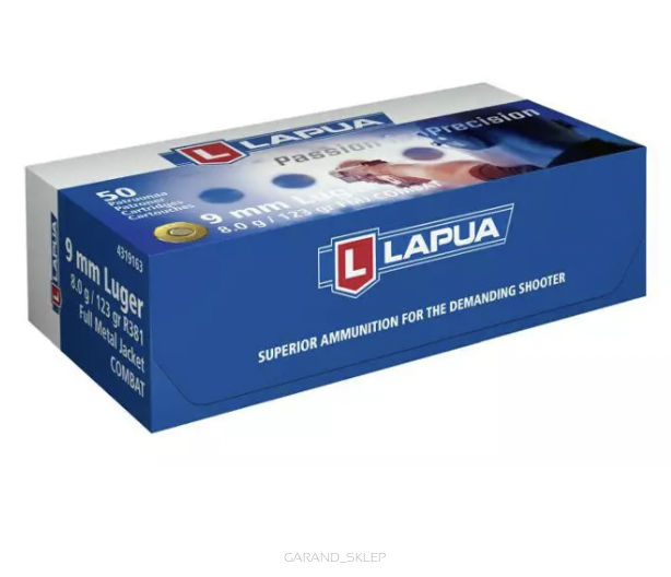 Amunicja LAPUA 9 LUGER CEPP Extra 7,8g/120gr