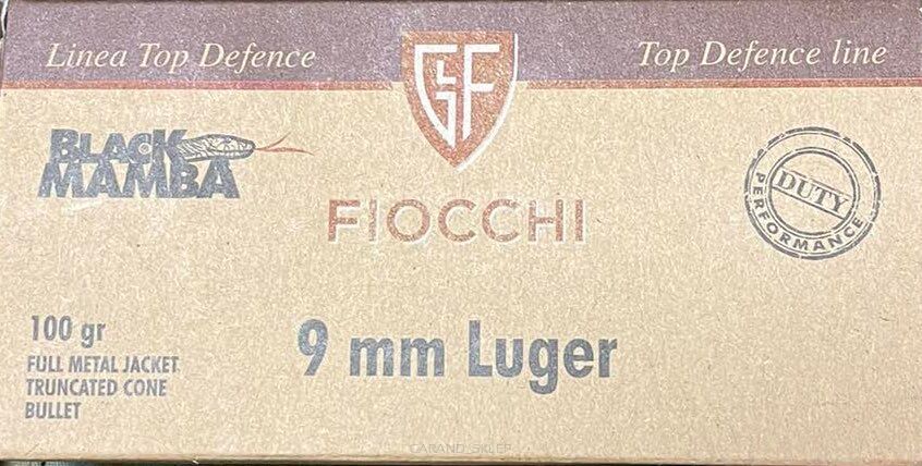 Amunicja Fiocchi 9x19mm Luger FMJTC 100gr. op.50szt