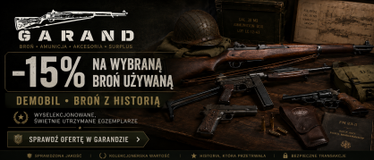 -15% na wybrane egzemplarze broni używanej.
