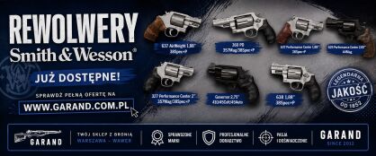 Smith & Wesson – legendarne rewolwery właśnie dotarły do Garand!